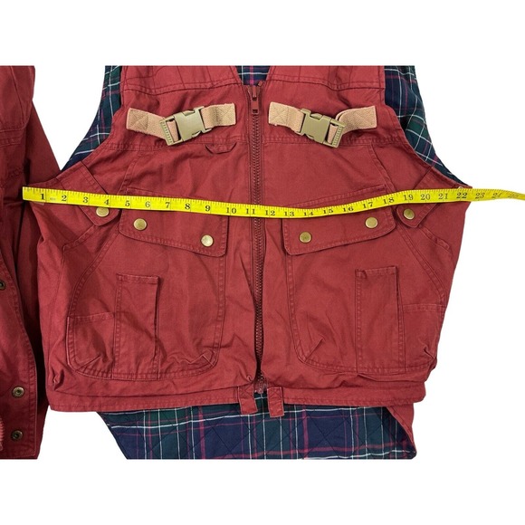 VTG Willis & Geiger Men Hooded Jacket & Vest Sz M Fishing Hunting - Picture 6 of 10